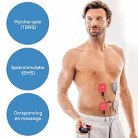 Elektrische handmassager Beurer cuadradas Bl&aring; Elektrostimulator 6