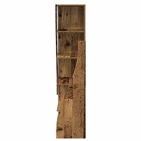 Hoekkast Wit 32x32x140cm Bewerkt hout 5