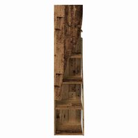 Hoekkast Wit 32x32x140cm Bewerkt hout 6