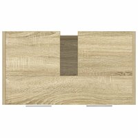 Wastafelkast 60x33x60 cm bewerkt hout sonoma eikenkleurig 8