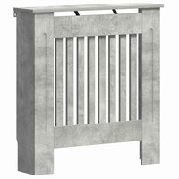 Radiatorafdekking Beton Grijs 78 x 19 x 81,5 cm Bewerkt hout 2