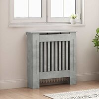 Radiatorafdekking Beton Grijs 78 x 19 x 81,5 cm Bewerkt hout 3