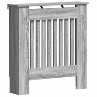 Radiatorafdekking Grijs Sonoma 78 x 19 x 81,5 cm Bewerkt hout 2