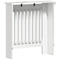 Radiatorafdekking Hoogglans wit 78 x 19 x 81,5 cm Bewerkt hout 6
