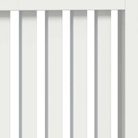 Radiatorafdekking Hoogglans wit 78 x 19 x 81,5 cm Bewerkt hout 7