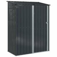 Tuinhuisjes Antraciet 153,5 x 86 x 200 cm Metaal 2