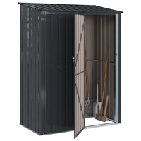 Tuinhuisjes Antraciet 153,5 x 86 x 200 cm Metaal 3