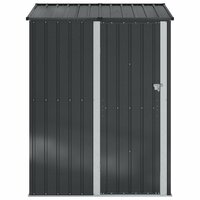 Tuinhuisjes Antraciet 153,5 x 86 x 200 cm Metaal 6