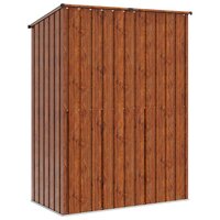 Tuinhuisjes Bruin 153,5 x 86 x 200 cm Metaal 8