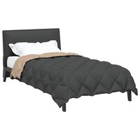 Winter Dekbed Antraciet en Taupe 220 x 135 cm Microfiber 3