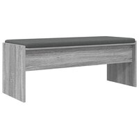 Halbank met kussen Grijs Sonoma 103 x 38 x 40 cm 2
