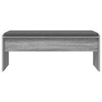 Halbank met kussen Grijs Sonoma 103 x 38 x 40 cm 5