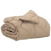 Vol jaar dekbed Taupe 200 x 135 cm Microfiber 2