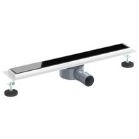 Doucheafvoer Glasdeksel met 360&deg; Sifon Zwart 60 cm 2
