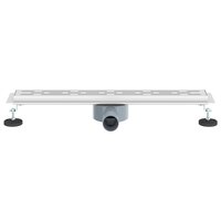 Doucheafvoer Glasdeksel met 360&deg; Sifon Zilver 60 cm 4