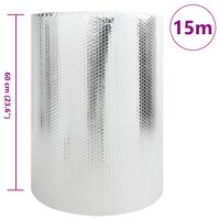 Radiatorfolie Zilver 30 x 0.6 m Polyetheen 2