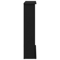 Haardombouw Zwarte Eiken 75x20x87,5 cm Engineered Wood 6