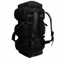 Plunjezak 3-in-1 legerstijl 45 L zwart 3