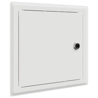 Toegangs paneel 2 pcs Wit 23 x 23 x 3 cm Staal 4