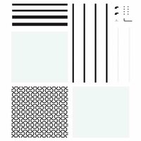 Glazen deur Fretwerk Zwart 90 x 2 x 205 cm Aluminium 6