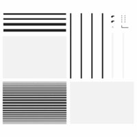 Glazen deur Gestreept Zwart 90 x 2 x 205 cm Aluminium 6