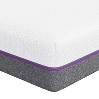 Matras Wit en Grijs 120 x 200 cm Jacquard stof 2