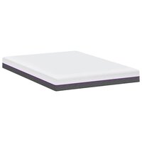 Matras Wit en Grijs 140 x 190 cm Jacquard stof 6