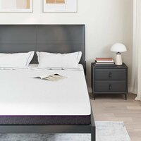 Matras Wit en Grijs 140 x 200 cm Jacquard stof 3