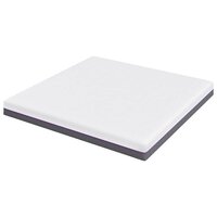 Matras Wit en Grijs 180 x 200 cm Jacquard stof 5