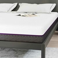 Matras Wit en Grijs 200 x 200 cm Jacquard stof 8