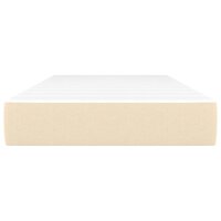 Pocketveringmatras medium 100x200x20 cm stof cr&egrave;mekleurig 3