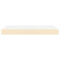 Pocketveringmatras medium 100x200x20 cm stof cr&egrave;mekleurig 4