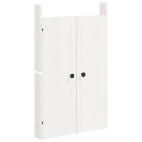 Kastdeurtjes voor buitenkeuken MEPPEL  50x9x82 cm grenenhout wit 2