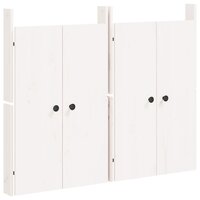 Kastdeurtjes voor buitenkeuken MEPPEL  2 st 50x9x82 cm grenenhout wit 2