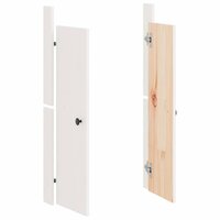 Kastdeurtjes voor buitenkeuken MEPPEL  2 st 50x9x82 cm grenenhout wit 3