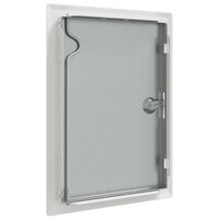 Toegangs paneel Wit 63 x 33 x 3 cm Staal 7