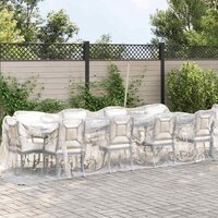 Doorzichtig zeildoek met zeilringen 2x10 m polyethyleen 2