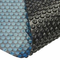 Zwembadfolie solar drijvend 549x274 cm PE zwart en blauw 3