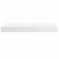 Pocketveringmatras medium 80x200x20 cm kunstleer wit 4