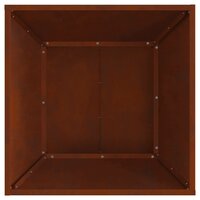 Vuurkorf Bruin 60 x 60 x 35 cm Cortenstaal 7