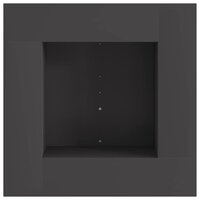 Vuurkorf Zwart 60 x 60 x 30 cm Staal 4