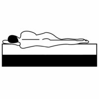 Boxspringmatras 160x80x20 cm medium zacht stof 2