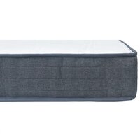 Boxspringmatras 160x80x20 cm medium zacht stof 7