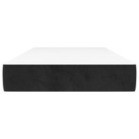 Pocketveringmatras medium 100x200x20 cm fluweel zwart 3