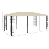 Prieel 3x6 m cr&egrave;me 7