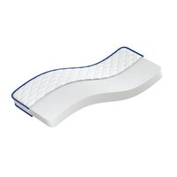 Traagschuimmatras 80x160x17 cm Zacht wit 2