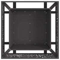 Vuurkorf Zwart 80 x 80 x 30 cm Staal 6