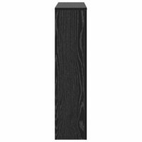 Radiatorafdekking Zwart Eiken 104 x 20 x 82 cm Bewerkt hout 5