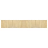 Vloerkleed rechthoekig 70x400 cm bamboe lichtnaturel 2