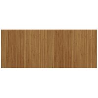 Vloerkleed rechthoekig 80x200 cm bamboe bruin 2